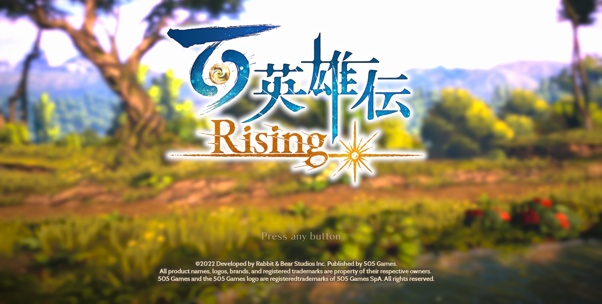 百英雄伝Rising　メイン画像説明